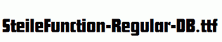 SteileFunction-Regular-DB.ttf