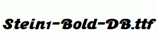 Stein1-Bold-DB.ttf