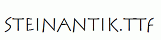 SteinAntik.ttf