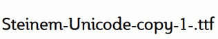 Steinem-Unicode-copy-1-.ttf