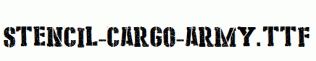 Stencil-Cargo-Army.ttf