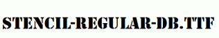 Stencil-Regular-DB.ttf