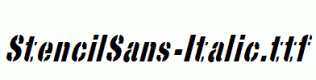 StencilSans-Italic.ttf