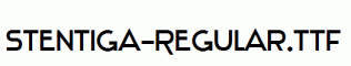 Stentiga-Regular.ttf