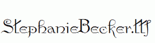 StephanieBecker.ttf