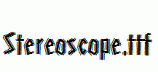 Stereoscope.ttf
