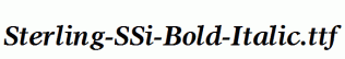 Sterling-SSi-Bold-Italic.ttf