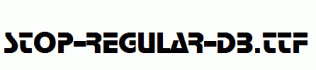 Stop-Regular-DB.ttf