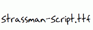 Strassman-Script.ttf