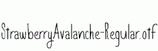 StrawberryAvalanche-Regular.otf