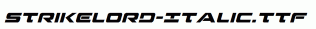 Strikelord-Italic.ttf