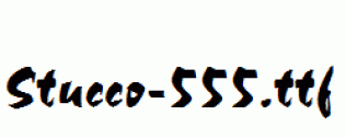 Stucco-555.ttf