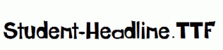 Student-Headline.ttf