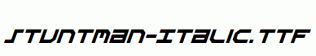 Stuntman-Italic.ttf