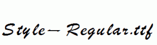 Style-Regular.ttf