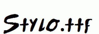 Stylo.ttf