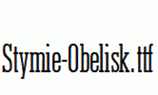 Stymie-Obelisk.ttf