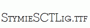 StymieSCTLig.ttf