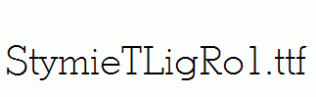 StymieTLigRo1.ttf