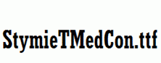 StymieTMedCon.ttf