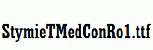 StymieTMedConRo1.ttf