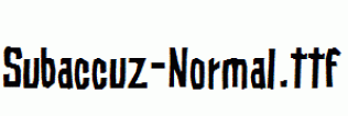 Subaccuz-Normal.ttf