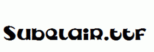 Subelair.ttf