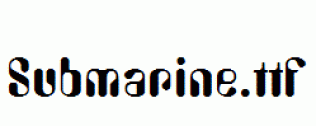 Submarine.ttf