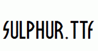 Sulphur.ttf
