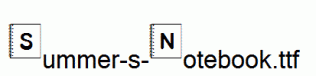 Summer-s-Notebook.ttf