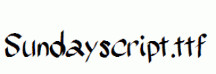 Sundayscript.ttf