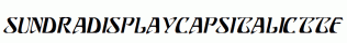 SundraDisplayCaps-Italic.ttf