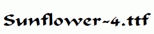 Sunflower-4.ttf