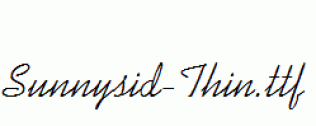 Sunnysid-Thin.ttf