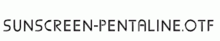 Sunscreen-Pentaline.otf