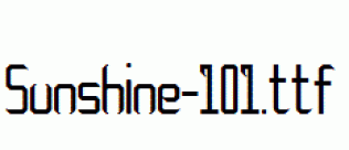Sunshine-101.ttf