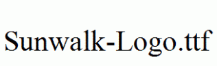 Sunwalk-Logo.ttf