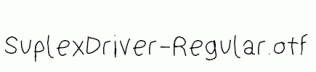 SuplexDriver-Regular.otf