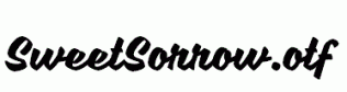 SweetSorrow.otf