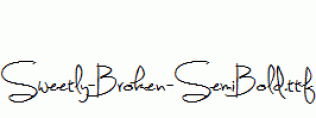 Sweetly-Broken-SemiBold.ttf
