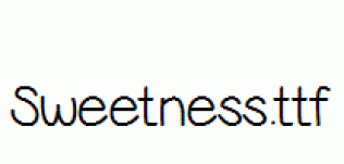 Sweetness.ttf