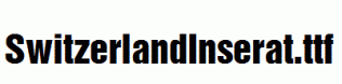SwitzerlandInserat.ttf