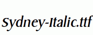 Sydney-Italic.ttf