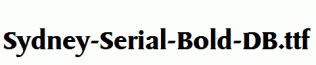 Sydney-Serial-Bold-DB.ttf