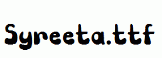 Syreeta.ttf