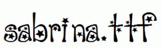 sabrina.ttf