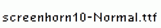 screenhorn10-Normal.ttf