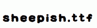 sheepish.ttf