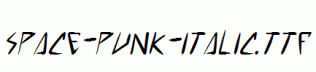 space-punk-Italic.ttf