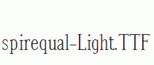 spirequal-Light.ttf